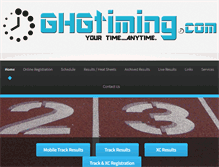 Tablet Screenshot of ghgtiming.com